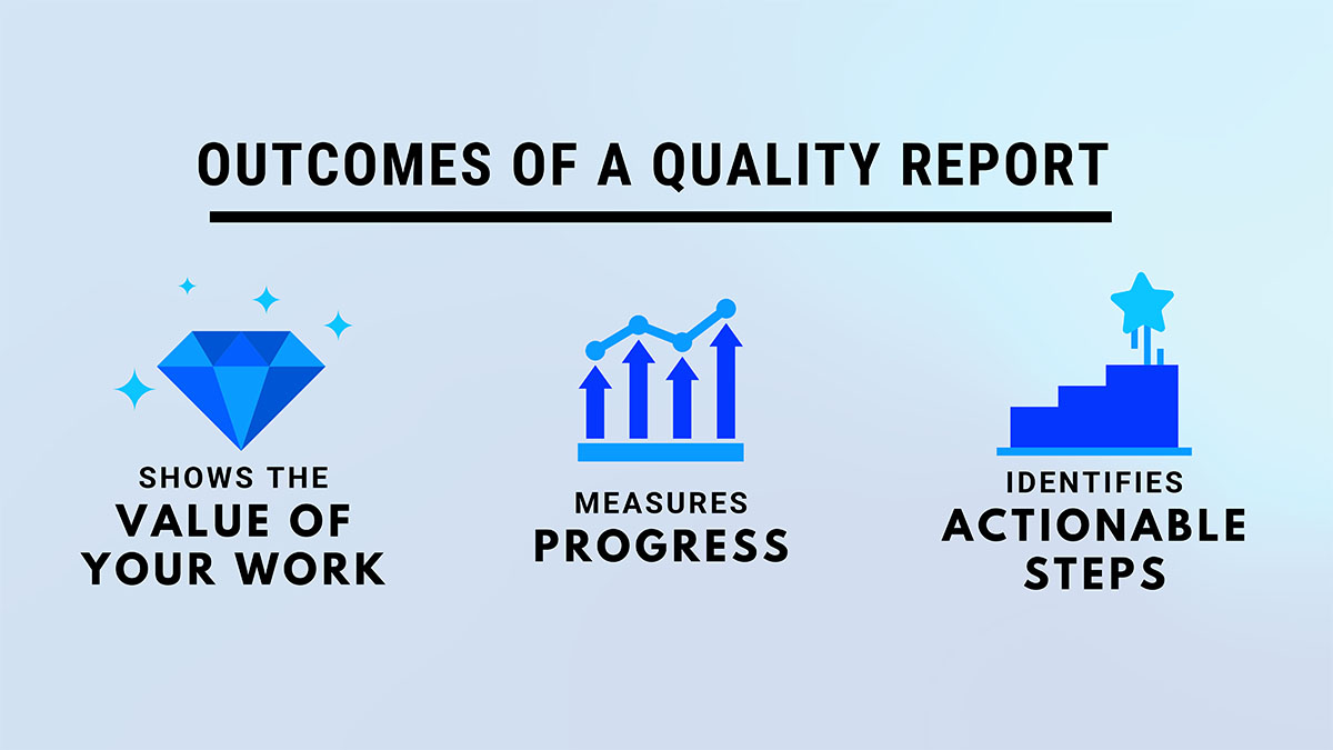 Reporting outcomes